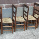 Set of 6 antique chairs