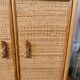 Rattan and wicker chest of drawers