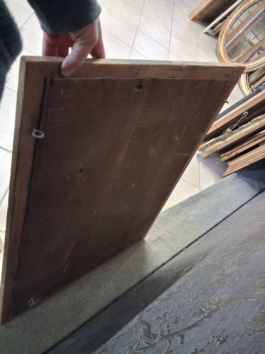 Restoration period mirror 77x63
