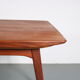 Extendible dining table by Louis van Teeffelen for Wébé, Netherlands 1950s