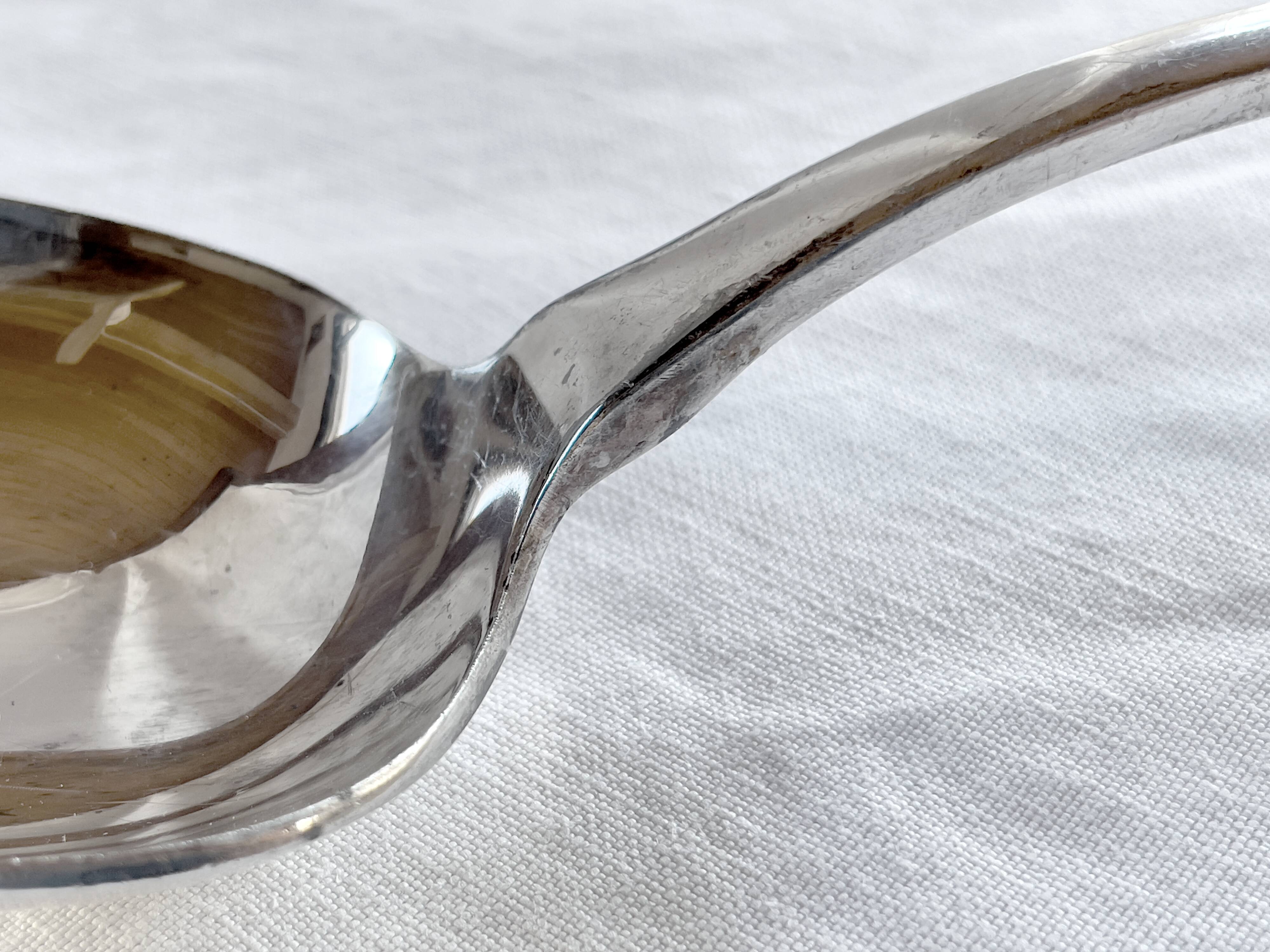 Warriss Sheffield eng 19th century large -32.5 cm- serving spoon