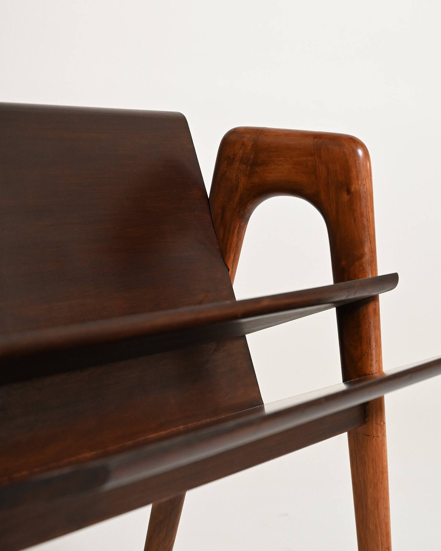Vintage magazine rack, 1950s