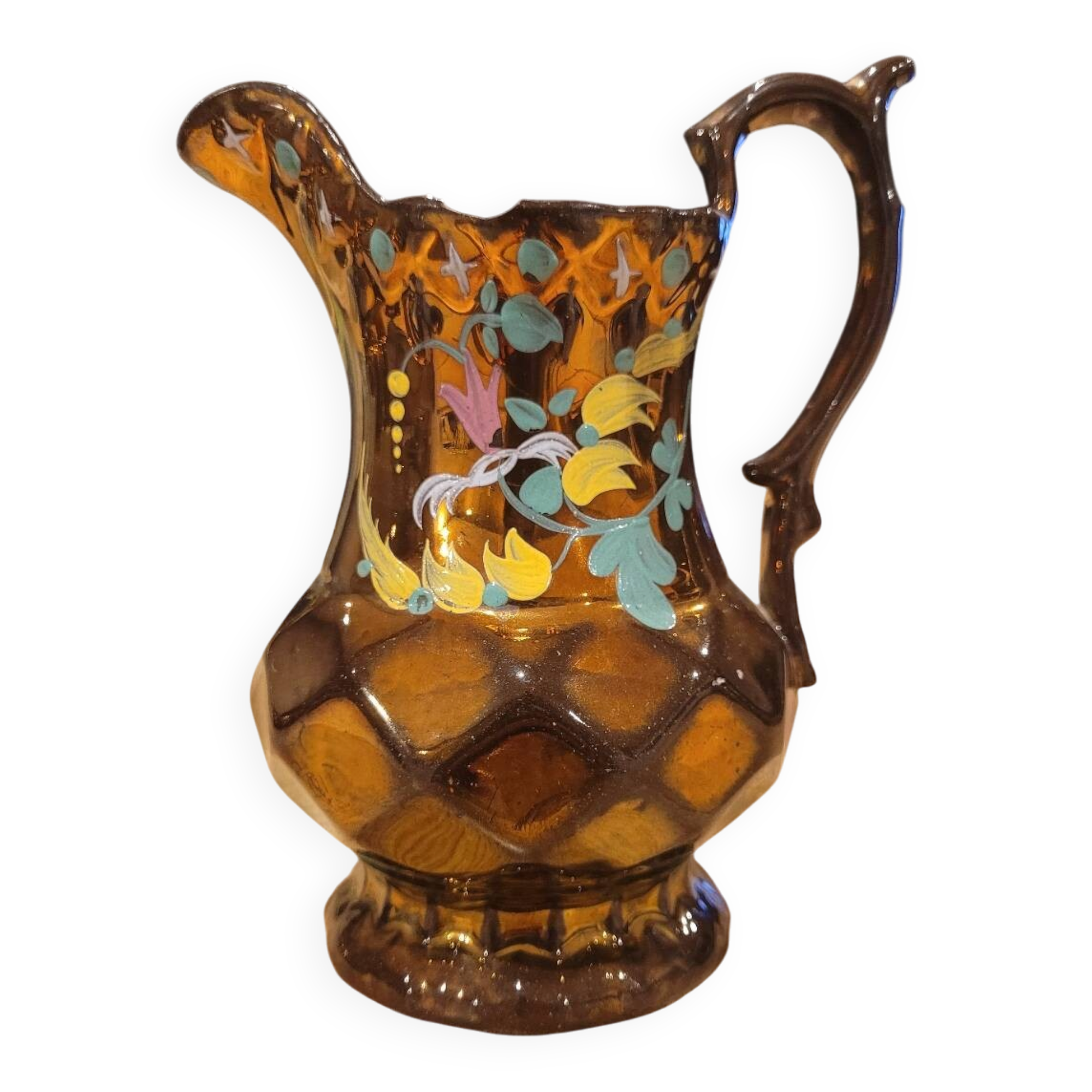 Old jug in Jersey pottery