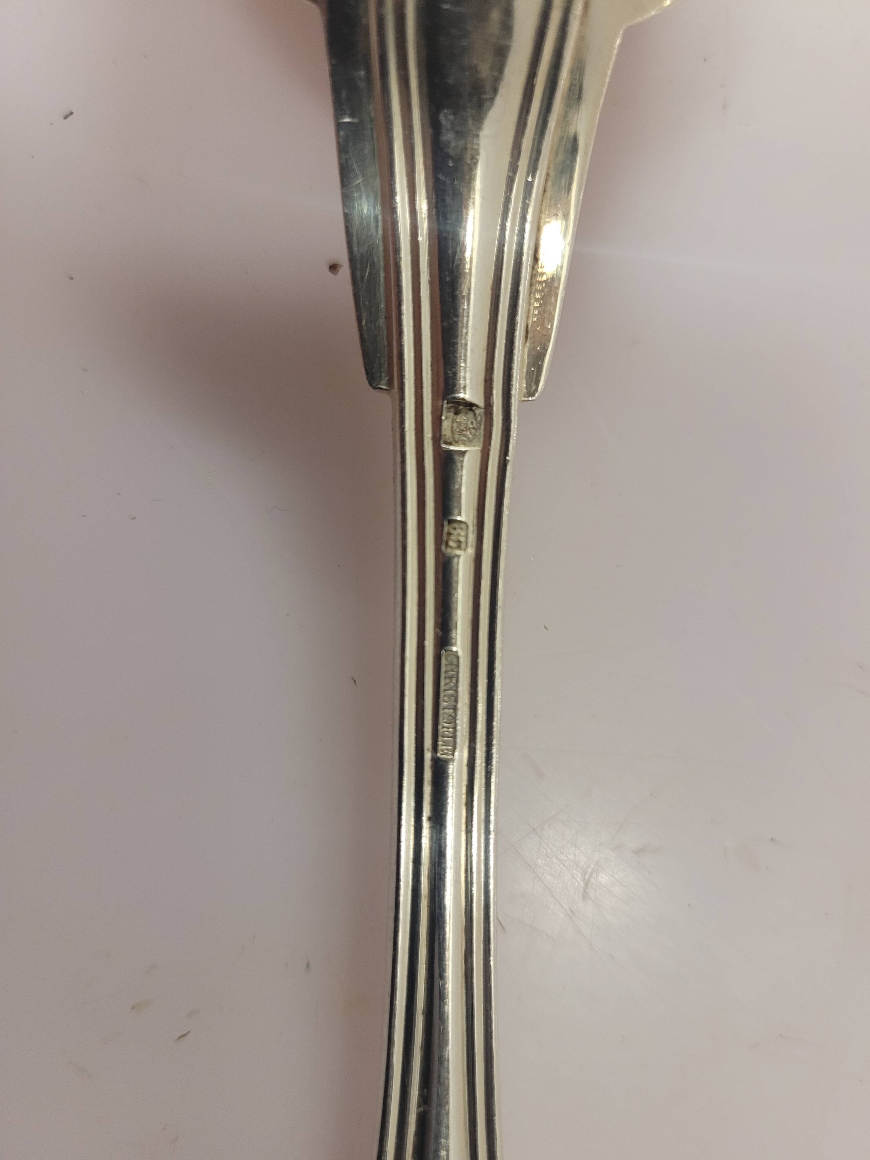Christofle cutlery set in silver metal 36 pieces with its box