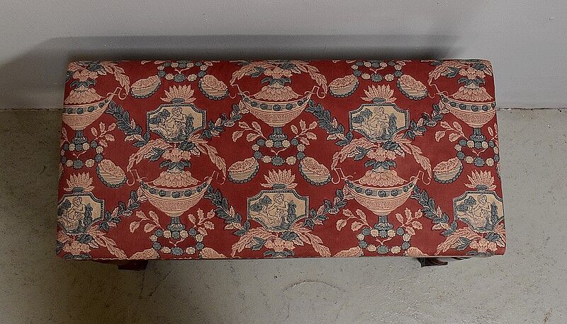 Piano bench in Solid Walnut, Louis XIV style - Mid-19th century