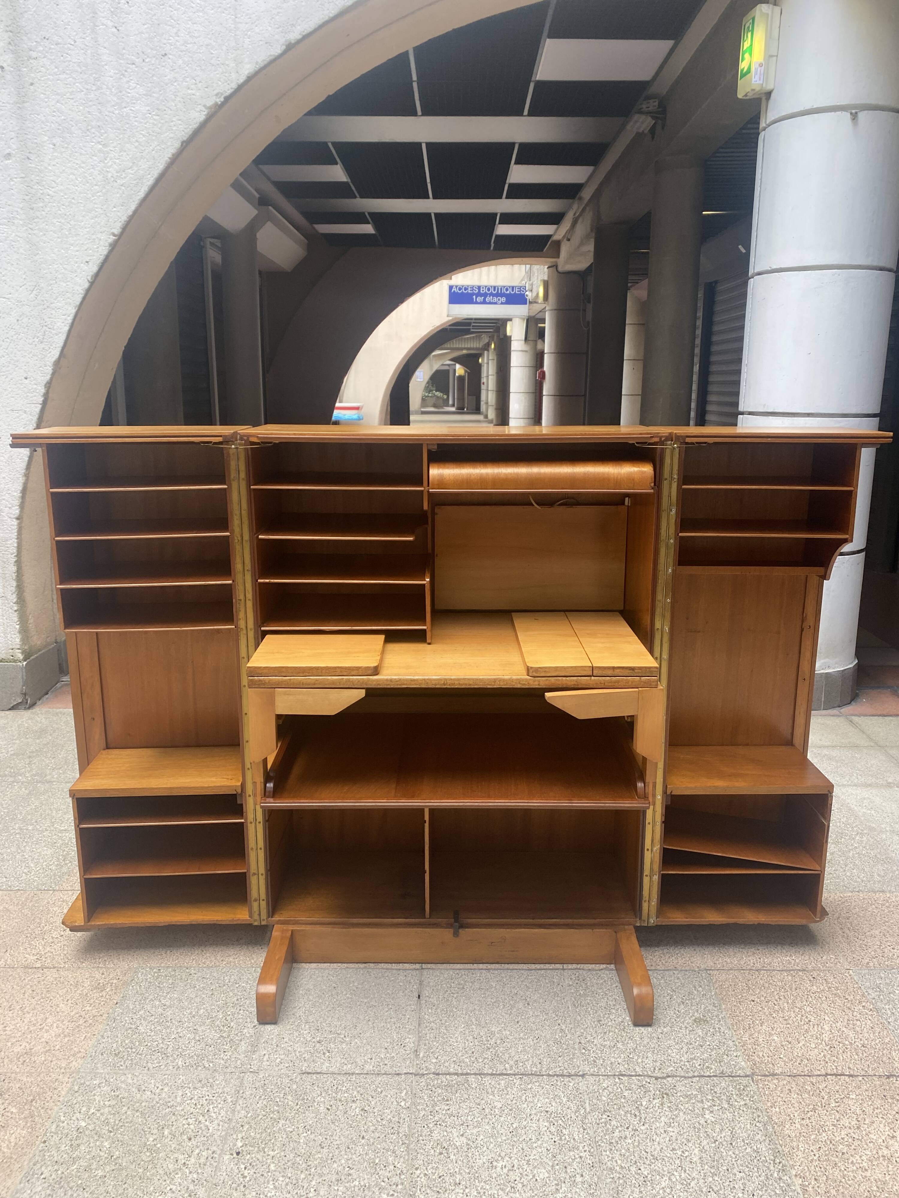 Mahogany cabin desk - 1930s/40s