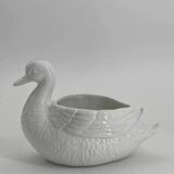 Duck-shaped ceramic pot holder