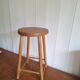 Tabouret en hêtre
