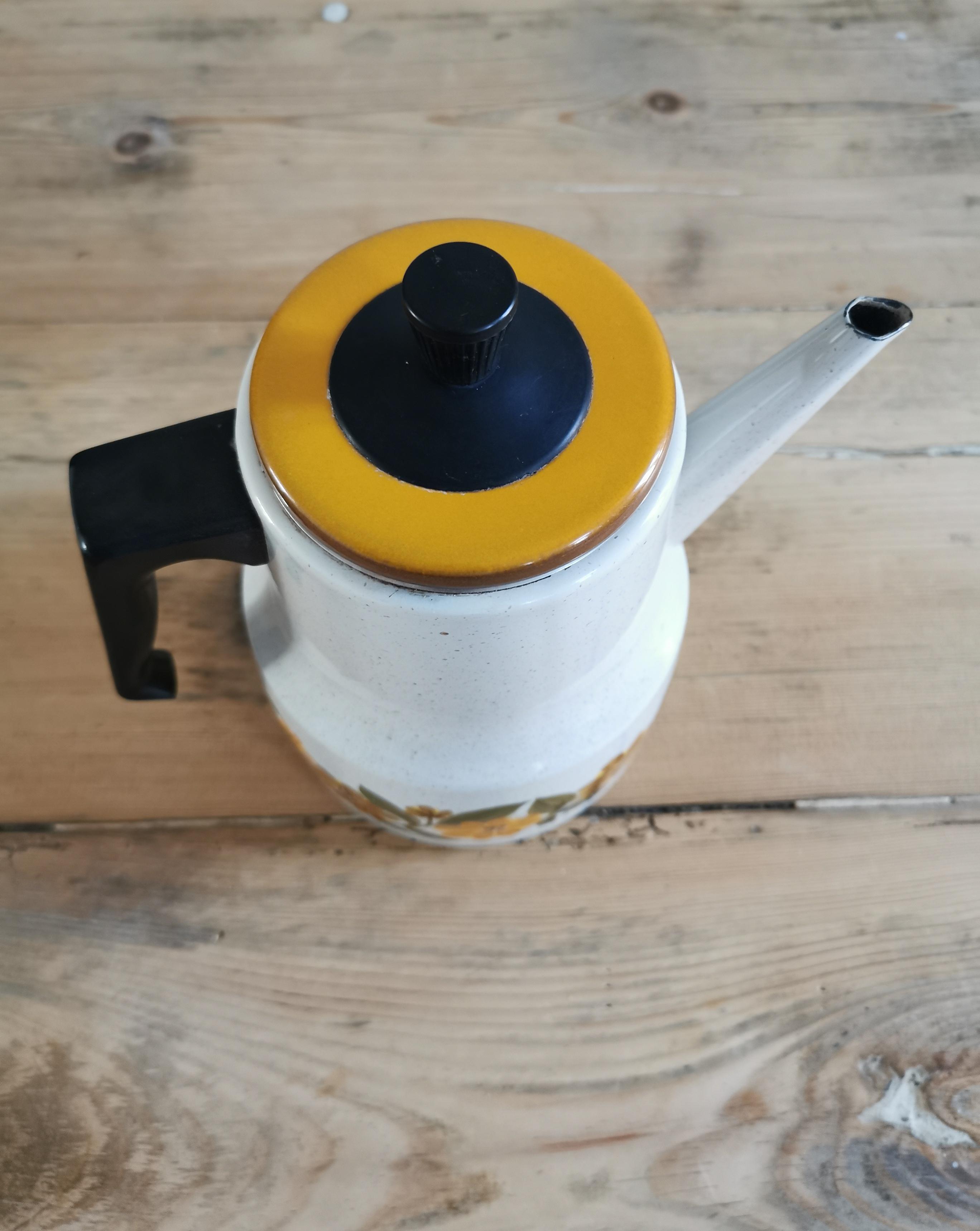 Vintage enamel coffee maker