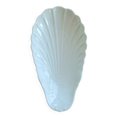 Vintage white porcelain shell dish