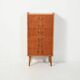 Small Scandinavian teak chest of drawers from the 1950s