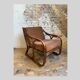 vintage rattan armchair 1970S by KOK Maison, France