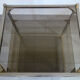 2 Sofa tips glass smoked gold metal