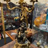 18th bronze table lamp