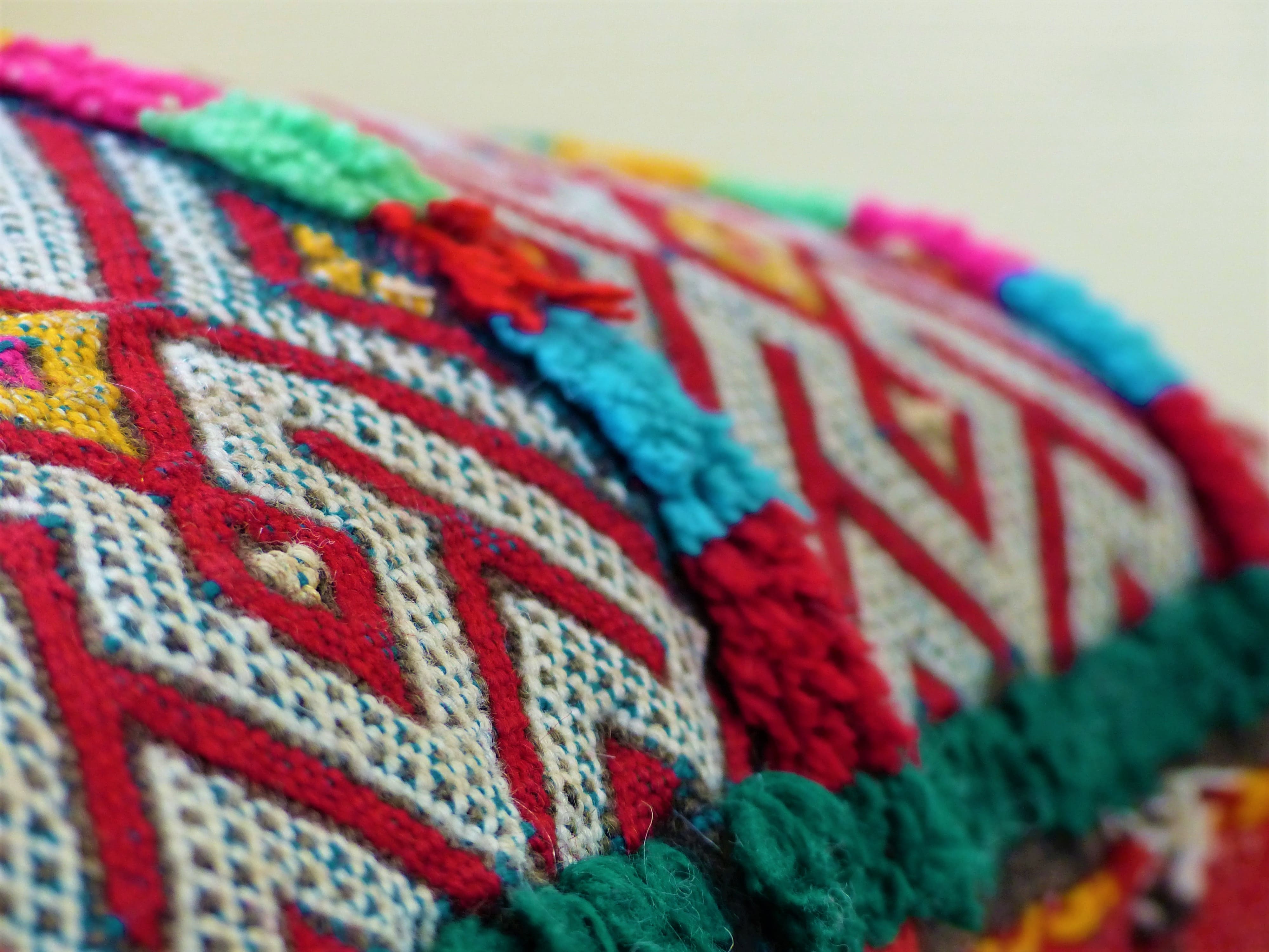 Coussin kilim vintage coussin marocain