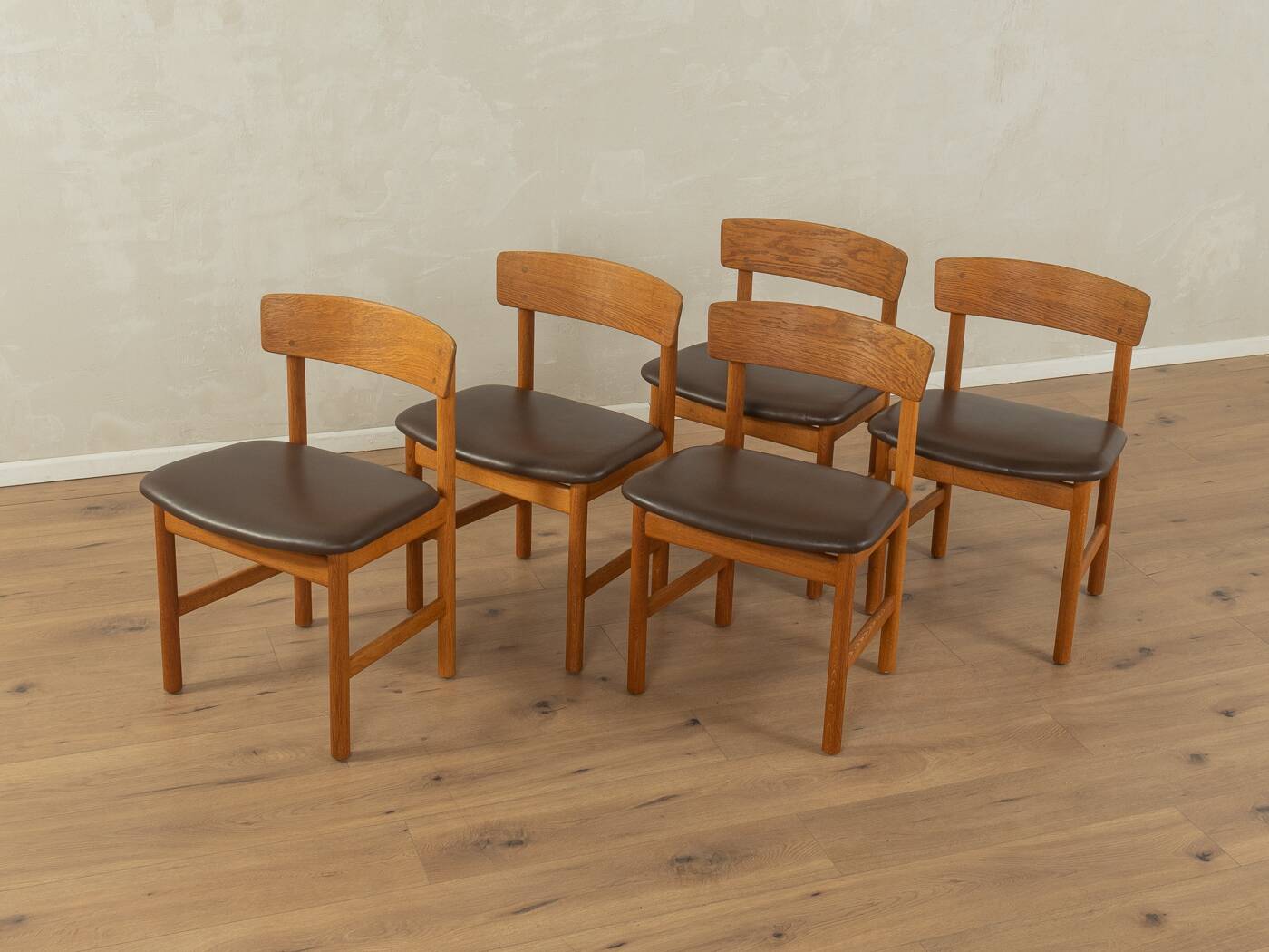 3236 møgensen dining chairs, børge mogensen, fredericia møbelfabrik