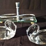 Mirror crystal and chrome 1950s
