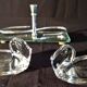 Mirror crystal and chrome 1950s