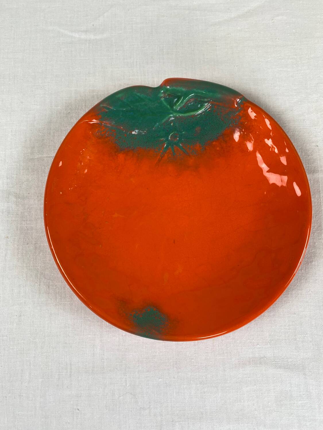 Orange plate