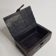 Touareg jewelry box in wood and leather pushed back 13.5 cm