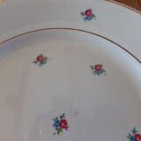 Set of 4 old flat plates Luneville