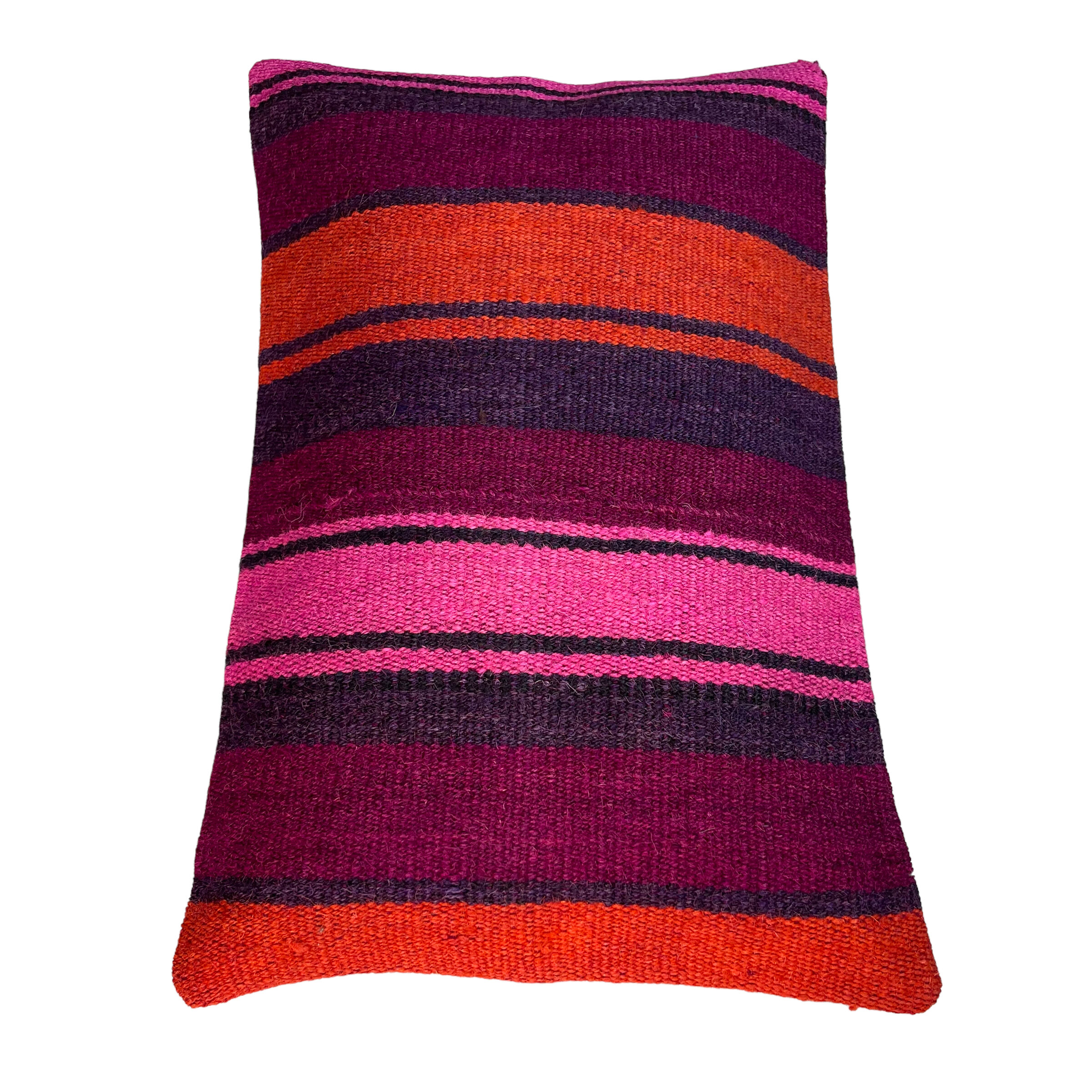 Housse de coussin vintage turque faite à la main, 30 x 50 cm