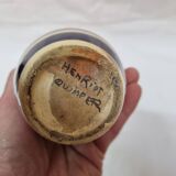 P.Fouillen vase, Henriot Quimper ceramic 1920