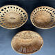 3 wicker baskets