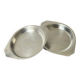 Paire de coupelles vintage en acier inoxydable