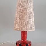 Lampe à poser en céramique émaillée Hustadt Leuchten années 60