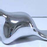 Beaver aluminum paperweight modernist design by Hoselton signed and numbered