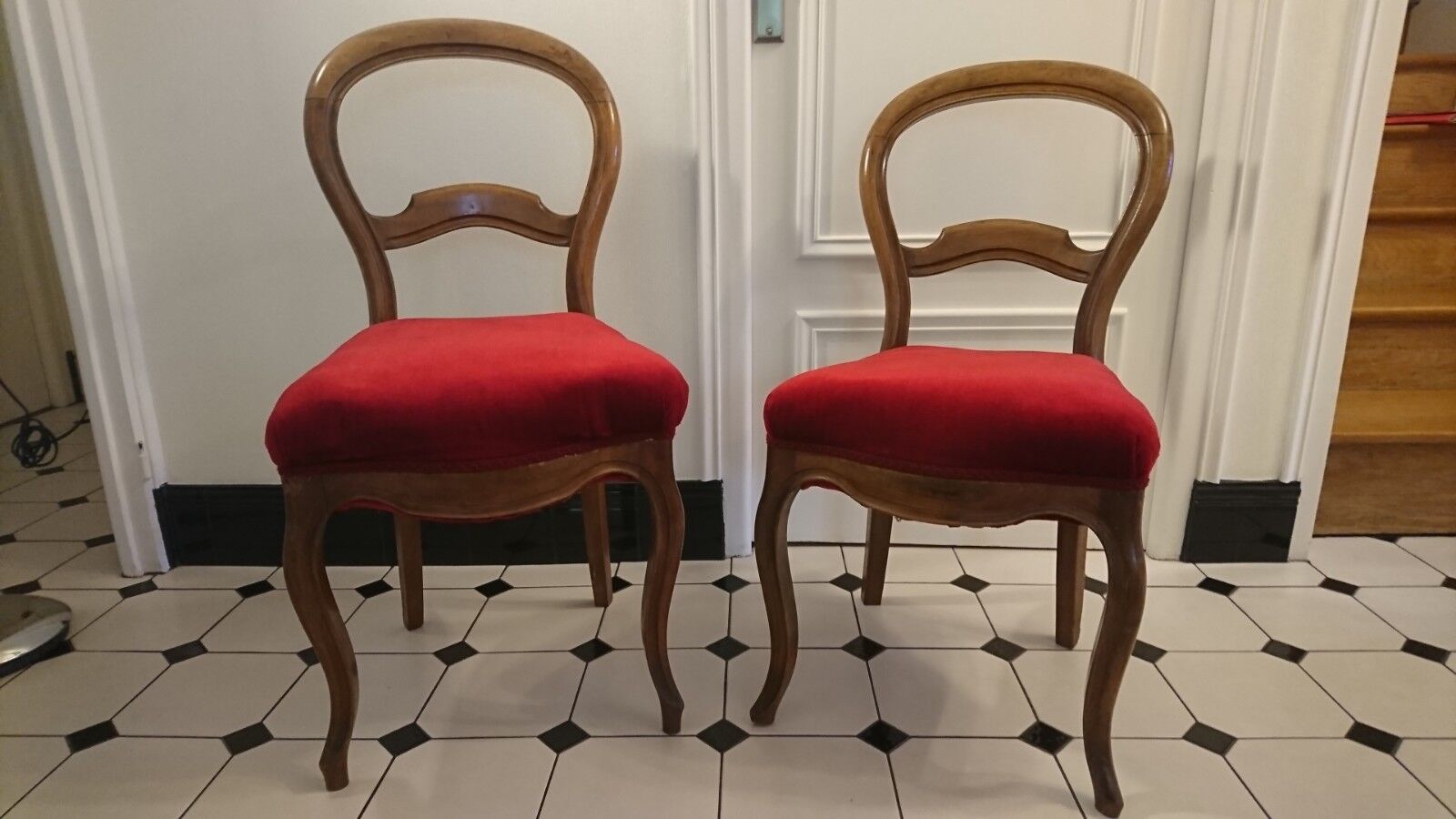 Lot of two Louis Philippe chairs