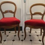 Lot of two Louis Philippe chairs