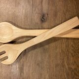 Ensemble de couverts à salade en bois