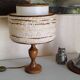 Lampe à poser abat-jour laine