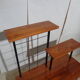 Shelf wood and metal vintage year 60