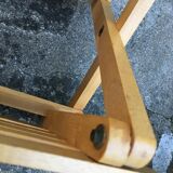 Vintage wooden folding stool