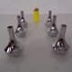 Chrome-Plated Candleholders by Quist, Germany, 1960s, Set of 6