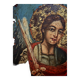 Antique Orthodox icon of Archangels Michael and Gabriel 1857