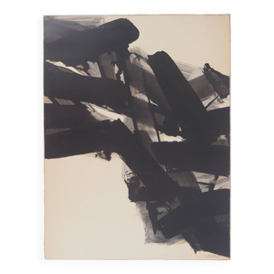 Affiche originale signée - encre