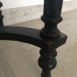 Table laquée noire fin XIXe