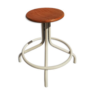 Stool with base metal wood screws