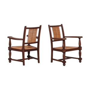 Paire de fauteuils mid-century