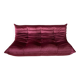 Togo 3- seater sofa in bordo velvet