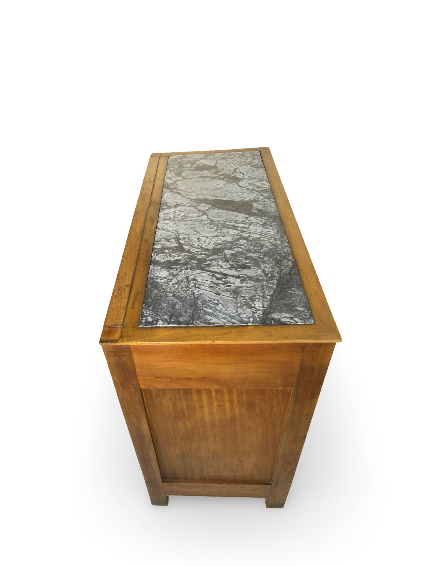Commode de style Art Déco en bois de cerisier et noyer.