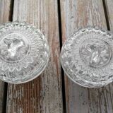 Pair of glass candies from Reims