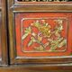 Chinese Cabinet in Red and Gold Lacquer