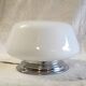 Art Deco ceiling light with opaline globe - mid 20th century