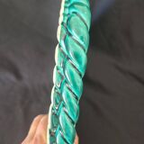 Varnished ceramic trivet from Vallauris and 2 bottle coasters.