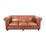 Vintage leather 3 seater sofa